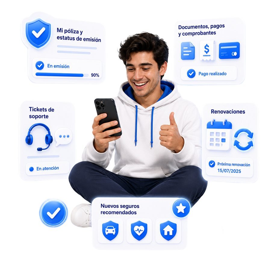 Cliente utilizando su oficina virtual